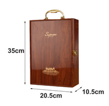 Load image into Gallery viewer, "Arna Lisa" Royal Collection - Twin Leather Box - Top Line Gift Box + Accessories