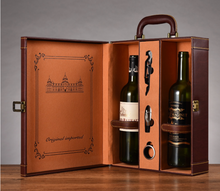 Load image into Gallery viewer, "Arna Lisa" Royal Collection - Twin Leather Box - Top Line Gift Box + Accessories