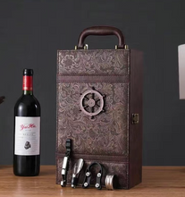 Load image into Gallery viewer, "Arna Lisa" Royal Collection - Twin Leather Box - Top Line Gift Box + Accessories