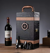 Load image into Gallery viewer, "Arna Lisa" Royal Collection - Twin Leather Box - Top Line Gift Box + Accessories