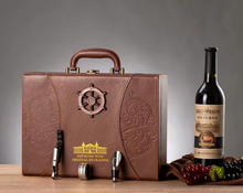 Load image into Gallery viewer, "Arna Lisa" Royal Collection - Twin Leather Box - Top Line Gift Box + Accessories