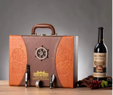 Load image into Gallery viewer, "Arna Lisa" Royal Collection - Twin Leather Box - Top Line Gift Box + Accessories