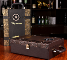 Load image into Gallery viewer, "Arna Lisa" Royal Collection - Twin Leather Box - Top Line Gift Box + Accessories