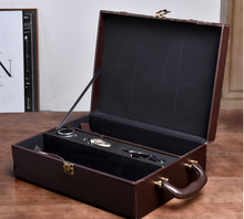 Load image into Gallery viewer, "Arna Lisa" Royal Collection - Twin Leather Box - Top Line Gift Box + Accessories