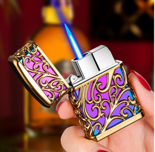 Load image into Gallery viewer, "Arna Lisa" Royal Collection - Top End Lighter Refillable Metal