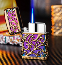 Load image into Gallery viewer, "Arna Lisa" Royal Collection - Top End Lighter Refillable Metal