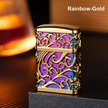 Load image into Gallery viewer, "Arna Lisa" Royal Collection - Top End Lighter Refillable Metal