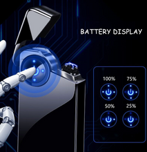 Load image into Gallery viewer, "Arna Lisa" Royal Collection - Top End Unique Business Hi Tech Touch Lighter USB Rechargeable Metal Engraving + Gift Box