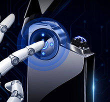 Load image into Gallery viewer, "Arna Lisa" Royal Collection - Top End Unique Business Hi Tech Touch Lighter USB Rechargeable Metal Engraving + Gift Box