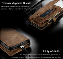 Load image into Gallery viewer, "Arna Lisa" Royal Collection - Designer Leather iPhone Case/Wallet 2 in 1 Magnetic iPhone 11 Pro Max/iPhone 11 Pro/iPhone 11