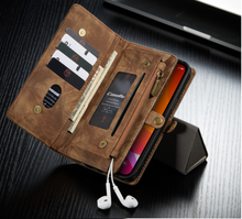 Load image into Gallery viewer, "Arna Lisa" Royal Collection - Designer Leather iPhone Case/Wallet 2 in 1 Magnetic iPhone 12-14