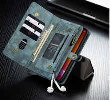 Load image into Gallery viewer, "Arna Lisa" Royal Collection - Designer Leather iPhone Case/Wallet 2 in 1 Magnetic iPhone 11 Pro Max/iPhone 11 Pro/iPhone 11