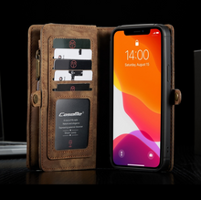 Load image into Gallery viewer, "Arna Lisa" Royal Collection - Designer Leather iPhone Case/Wallet 2 in 1 Magnetic iPhone 11 Pro Max/iPhone 11 Pro/iPhone 11