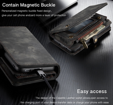 Load image into Gallery viewer, "Arna Lisa" Royal Collection - Designer Leather Samsung Case/Wallet 2 in 1 Magnetic