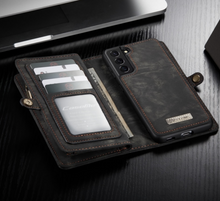 Load image into Gallery viewer, "Arna Lisa" Royal Collection - Designer Leather Samsung Case/Wallet 2 in 1 Magnetic