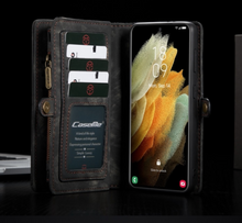 Load image into Gallery viewer, "Arna Lisa" Royal Collection - Designer Leather Samsung Case/Wallet 2 in 1 Magnetic