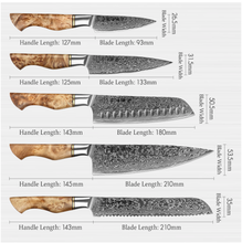 Load image into Gallery viewer, "Arna Lisa" Royal Collection - Luxury Top End Knife Set - Master Series
