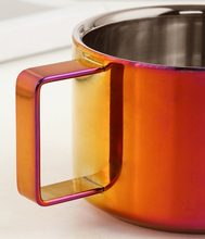 Load image into Gallery viewer, "Arna Lisa" Royal Collection - Luxury Stainless Steel Cup + Saucer + Spoon x 6 Sets