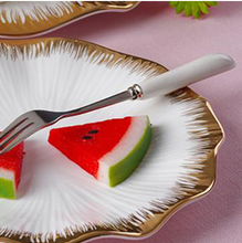 Load image into Gallery viewer, "Arna Lisa" Royal Collection - Luxury 60 Piece Ceramic Dinnerware for 6 - Silver/White, Gold/White