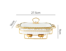 Load image into Gallery viewer, "Arna Lisa" Royal Collection - Luxury Stock Pot + Cover, Casserole Pot Set + Rack x3 Special