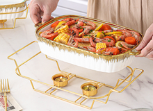 Load image into Gallery viewer, "Arna Lisa" Royal Collection - Luxury Stock Pot + Cover, Casserole Pot Set + Rack - Medium