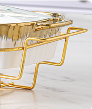 Load image into Gallery viewer, "Arna Lisa" Royal Collection - Luxury Stock Pot + Cover, Casserole Pot Set + Rack - Medium