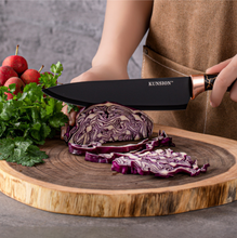 Load image into Gallery viewer, "Arna Lisa" Royal Collection - Luxury Top End Knife Set - Master Series 9 Piece