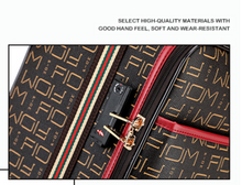 Load image into Gallery viewer, Designer Genuine Leather 2 Piece Rolling Luggage Set - Many Sizes