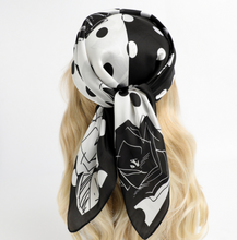 Load image into Gallery viewer, "Arna" Collection - Women's Luxury Silk Head Scarf - Many Styles