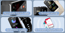 Load image into Gallery viewer, Smart Watch - Touch Screen - Sports - Waterproof - Bluetooth - Medical ECG+PPG (SPECIAL)