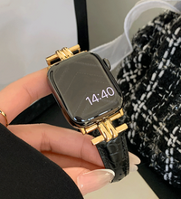 Load image into Gallery viewer, Top Quality Genuine Cow Leather Smart Watch Straps - Many Sizes & Colours