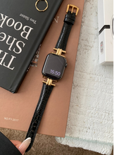 Load image into Gallery viewer, Top Quality Genuine Cow Leather Smart Watch Straps - Many Sizes & Colours