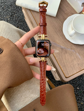 Load image into Gallery viewer, Top Quality Genuine Cow Leather Smart Watch Straps - Many Sizes & Colours