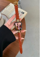 Load image into Gallery viewer, Top Quality Genuine Cow Leather Smart Watch Straps - Many Sizes & Colours