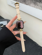 Load image into Gallery viewer, Top Quality Genuine Cow Leather Smart Watch Straps - Many Sizes & Colours
