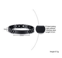 Load image into Gallery viewer, Top Line Personalised ID Bracelets - Gold/Rose Gold/Silver - His & Hers