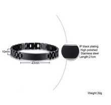 Load image into Gallery viewer, Top Line Personalised ID Bracelets - Gold/Rose Gold/Silver - His & Hers