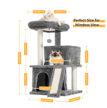 Load image into Gallery viewer, Luxury Cat Tree - Climbing Frame, Scratch Board Toy - Medium Size