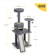 Load image into Gallery viewer, Luxury Cat Tree - Climbing Frame, Scratch Board Toy - Medium Size