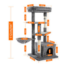 Load image into Gallery viewer, Luxury Cat Tree - Climbing Frame, Scratch Board Toy - Medium Size