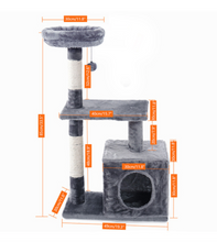 Load image into Gallery viewer, Luxury Cat Tree - Climbing Frame, Scratch Board Toy - Small Size
