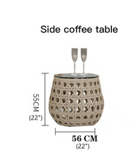 Load image into Gallery viewer, Luxury Plus Furniture - 4 Piece Balcony Leisure Rattan Sofa Set