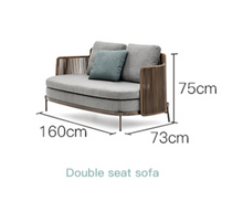 Load image into Gallery viewer, Luxury Plus Furniture - 2 Seater Sofa (Balcony, Patio, Courtyard)