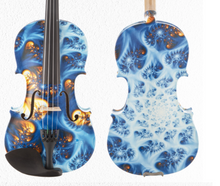 Load image into Gallery viewer, Full Size 4/4 Peccatte Bow Pernumbuco Fine Tuner for Professional + Colourful Case - Handmade Violin