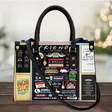 Load image into Gallery viewer, Women's Leather Messenger Bag - Friends Edition