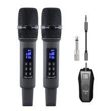 Load image into Gallery viewer, UHF Wireless Handheld Dynamic Karaoke Microphone Bluetooth Receiver Professional