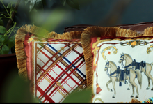 Load image into Gallery viewer, "Arna Royal Victorian Collection" European-Style Sofa Tassel Velvet Cushion Cover