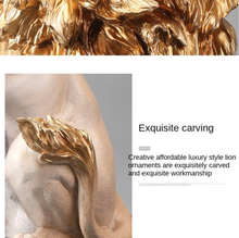 Load image into Gallery viewer, Designer Handmade Resin Lion Statue