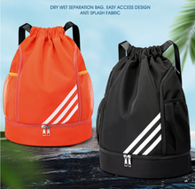 Load image into Gallery viewer, Sports Gym Swimming Backpack Drawstring Bag Beach - Waterproof.