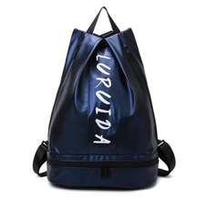 Load image into Gallery viewer, Sports Gym Swimming Backpack Drawstring Bag - Metallic Range